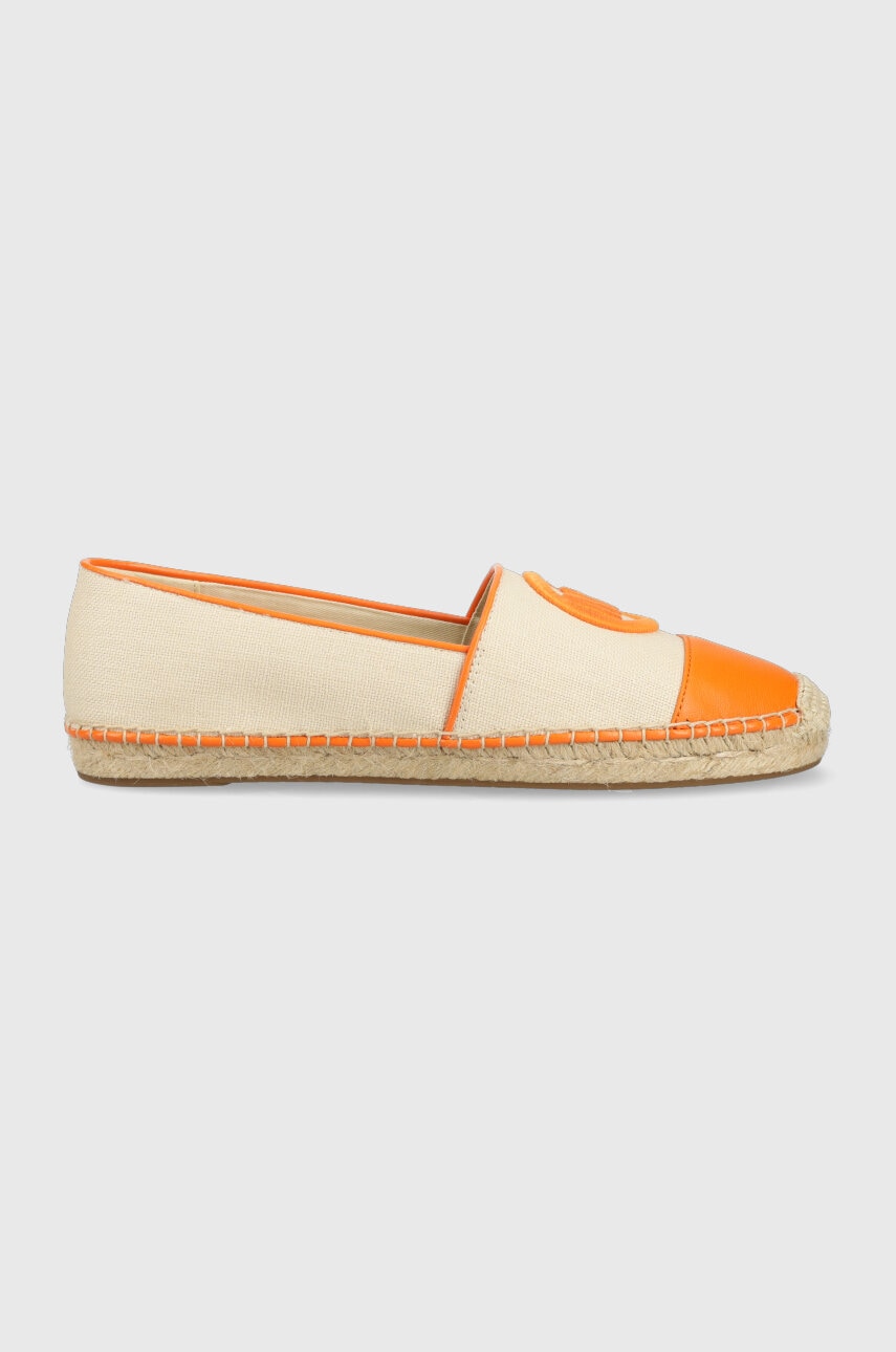 Levně Espadrilky MICHAEL Michael Kors Kendrick oranžová barva, 40S3KNFP1D