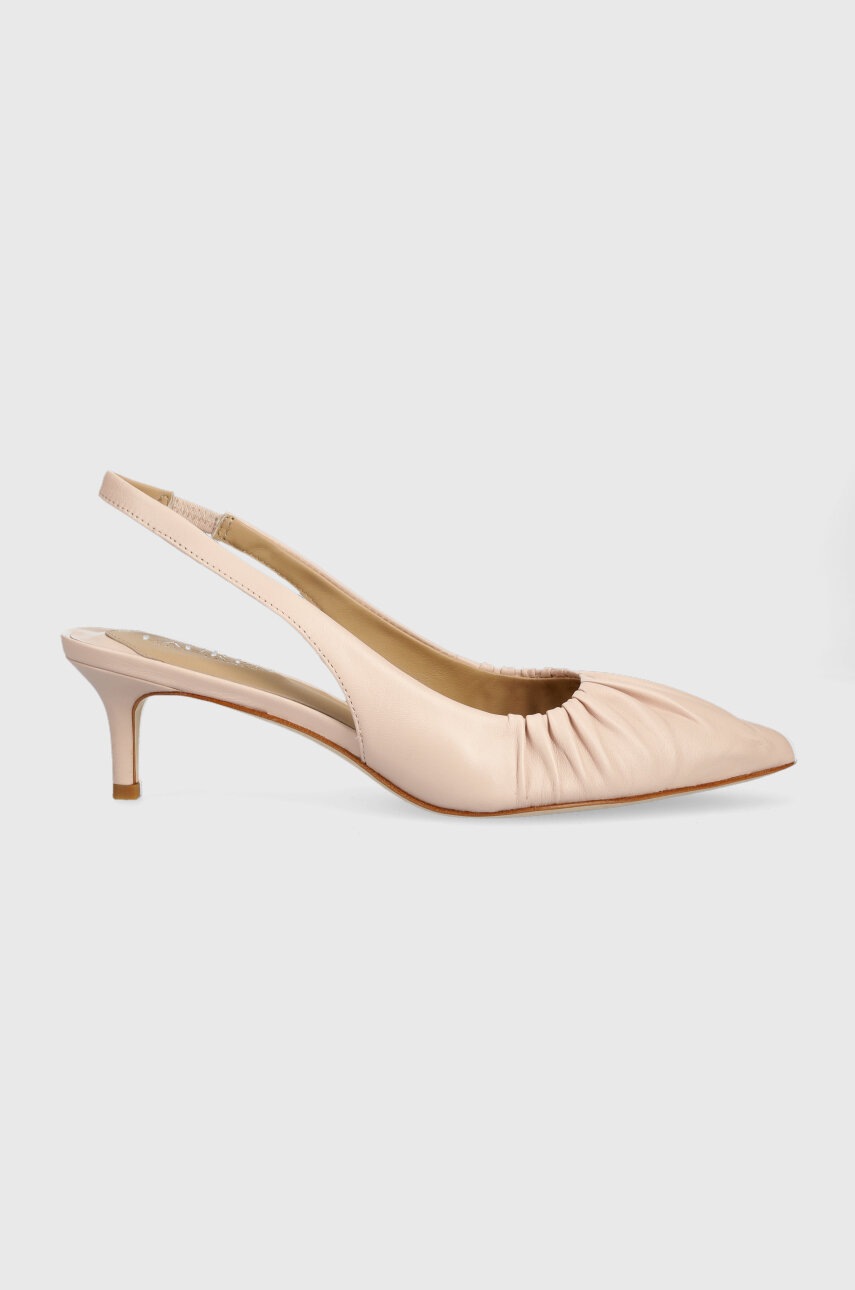 

Кожаные туфли Lauren Ralph Lauren Lolah цвет розовый 802896808004
