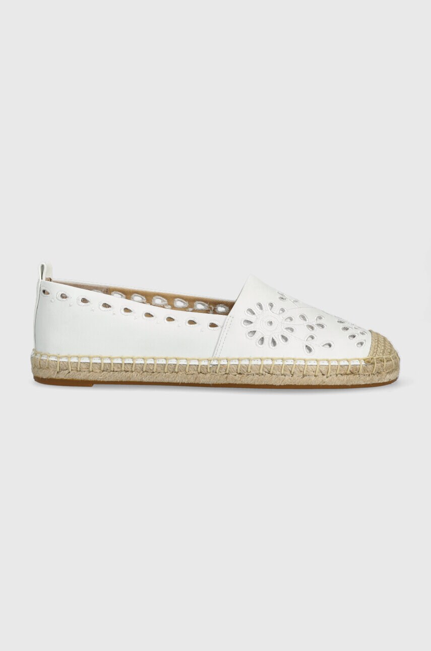 

Кожени еспадрили Lauren Ralph Lauren Cameryn Eylt в бяло 802904429001, Бял