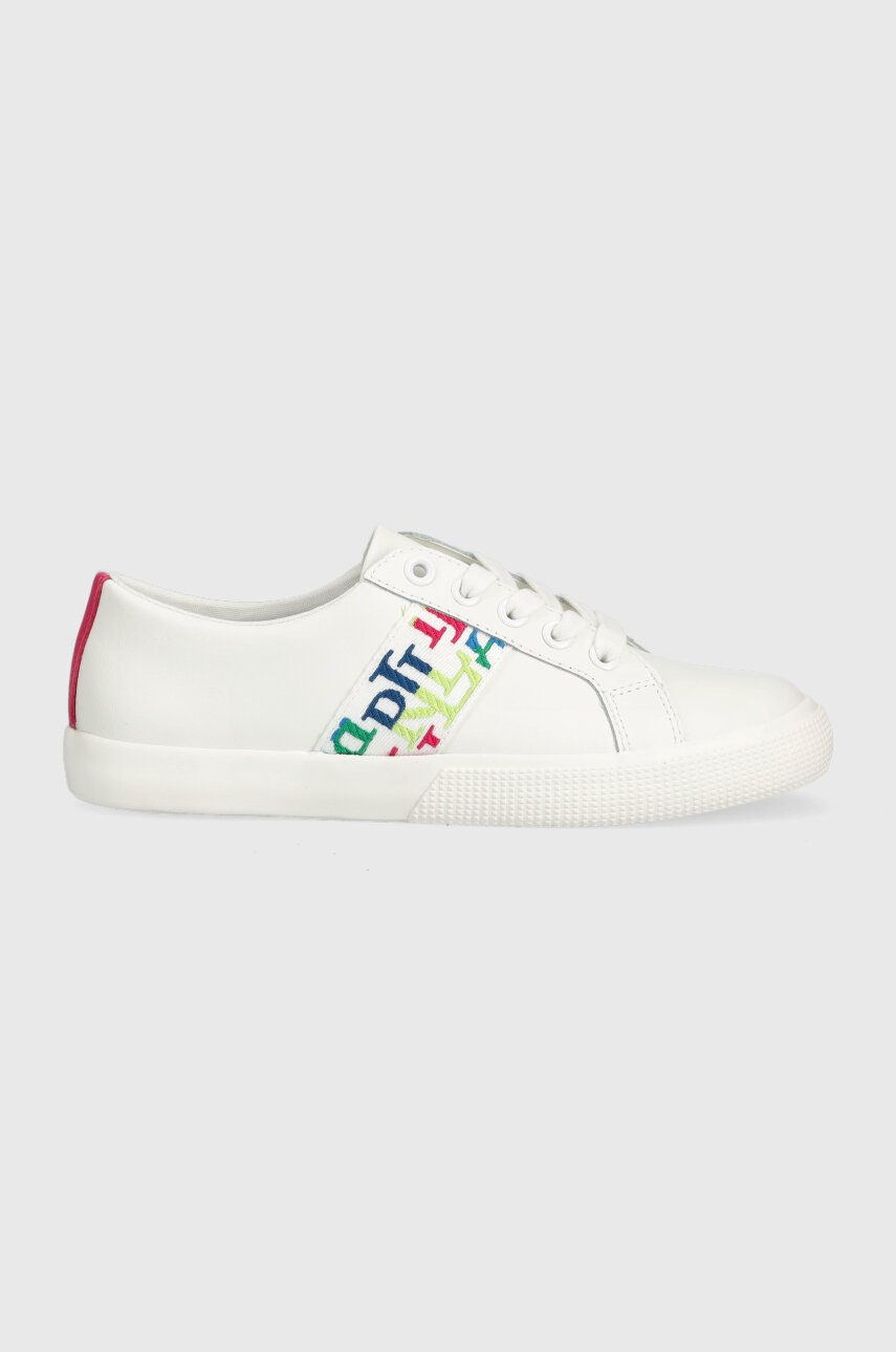 

Кожени маратонки Lauren Ralph Lauren Janson III в бяло 802908894001, Бял