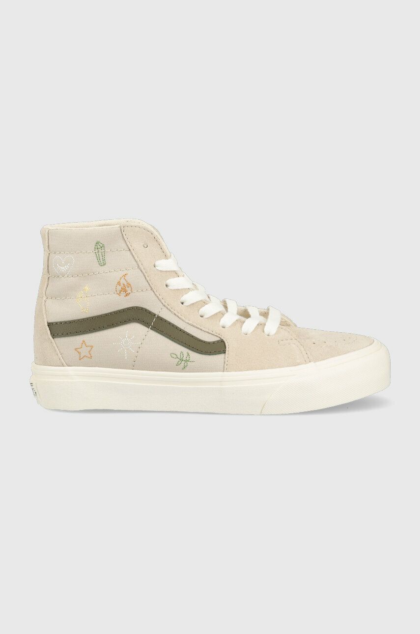 Vans teniși SK8-Hi Tapered VR3 femei, culoarea bej, VN0005UMBLP1 VN0005UMBLP1-HONPC