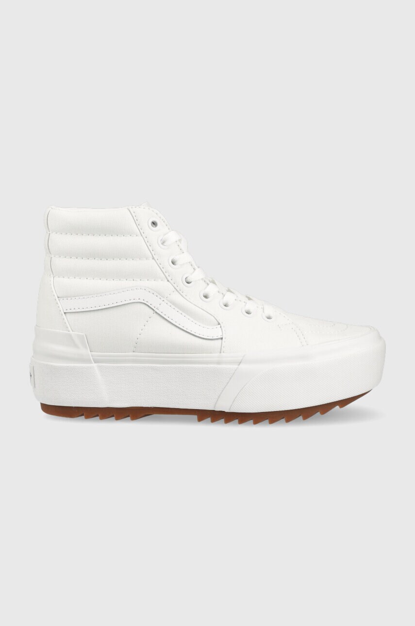 

Кеди Vans SK8-Hi Stacked жіночі колір білий VN0A4BTWL5R1