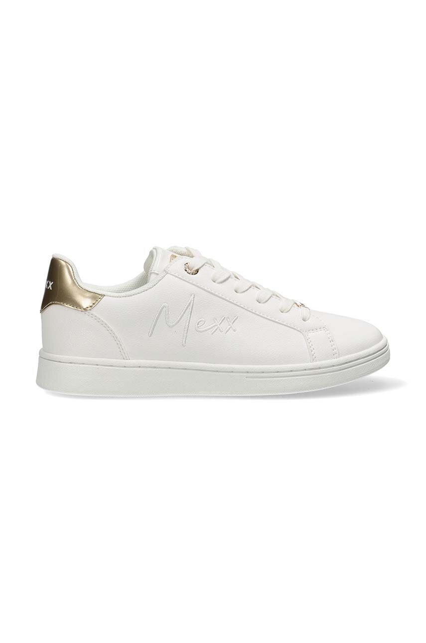 Sneakers boty Mexx Glib bílá barva, MXQP047201W - bílá -  Svršek: Umělá hmota Vnitřek: Tex