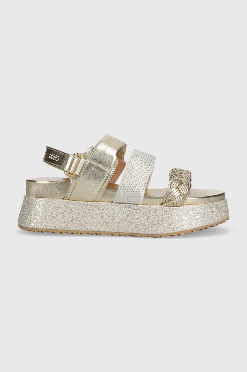 

Сандалии Liu Jo FRIDA 23 женские цвет золотой на платформе SA3023EX14604178