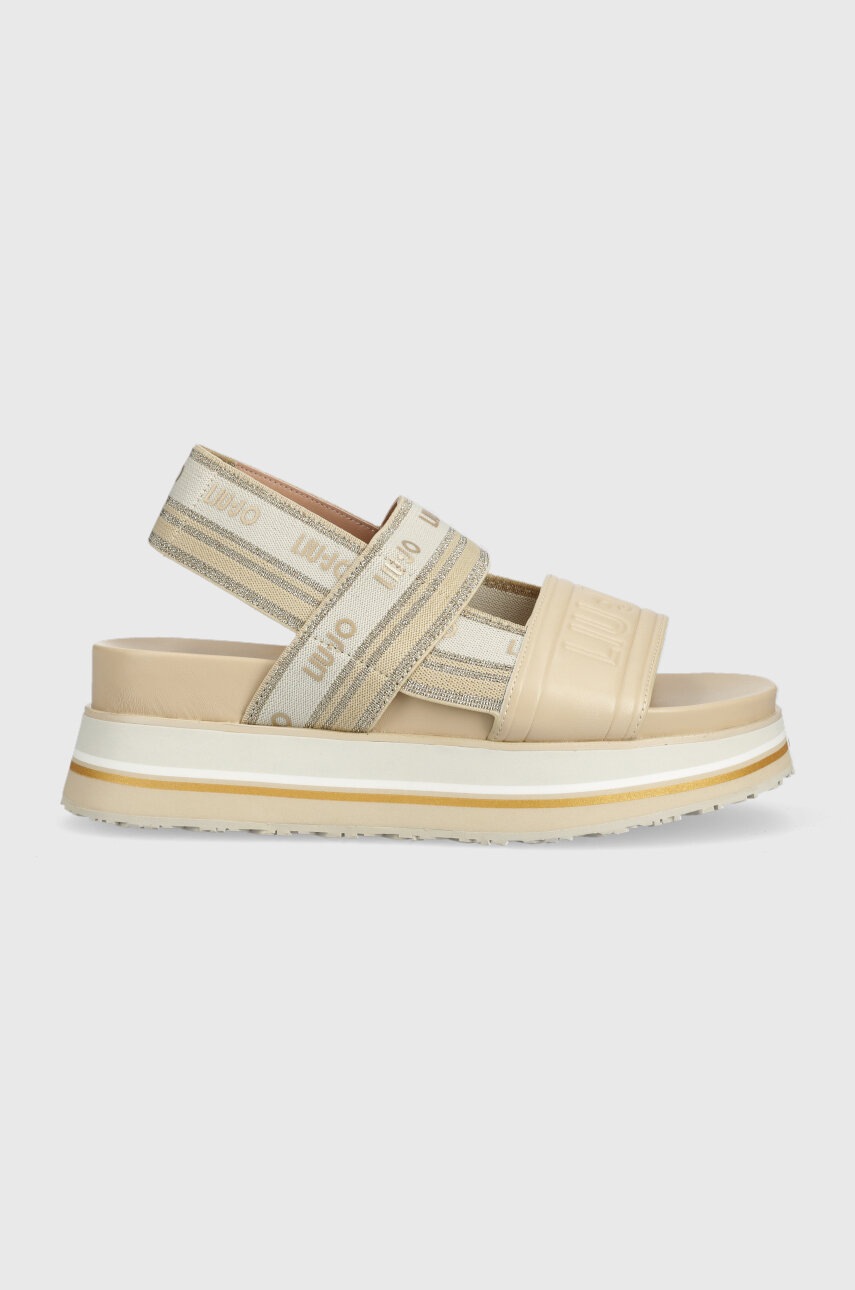 

Сандалии Liu Jo FRIDA 25 женские цвет бежевый на платформе SA3027TX03950513