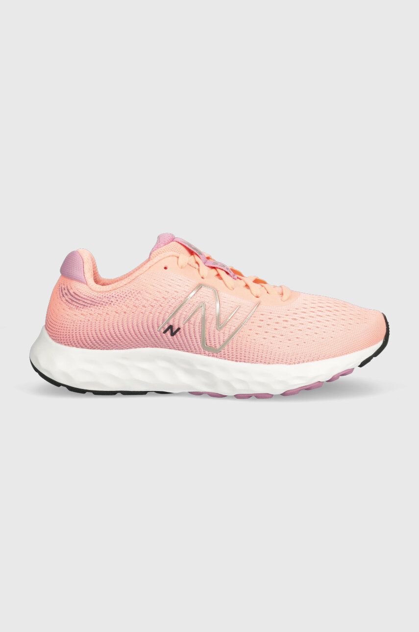 Běžecké boty New Balance W520 růžová barva - růžová -  Svršek: Textilní materiál Vnitřek: 