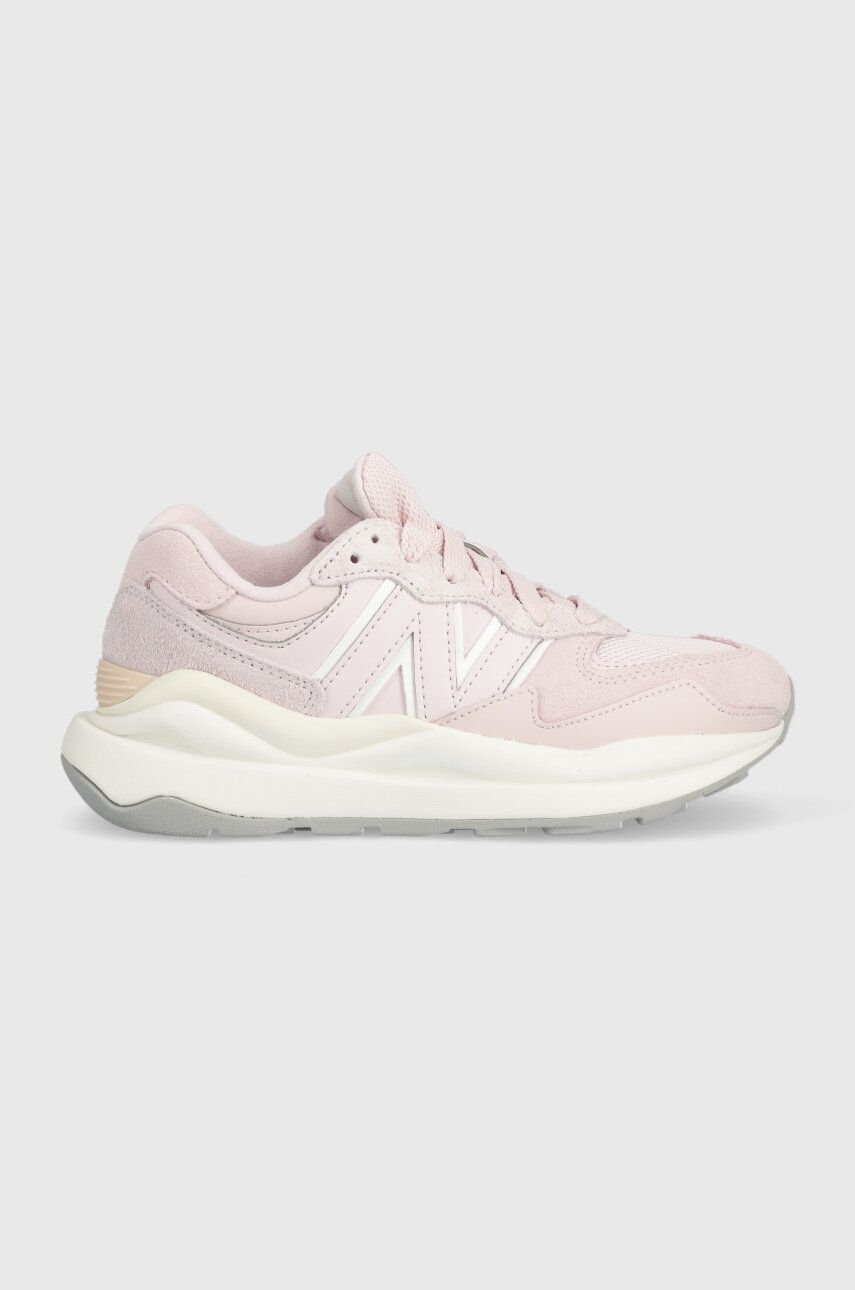 Sneakers boty New Balance W5740STB růžová barva - růžová -  Svršek: Textilní materiál