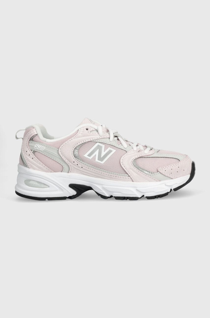 Sneakers boty New Balance MR530CF růžová barva - růžová -  Svršek: Umělá hmota