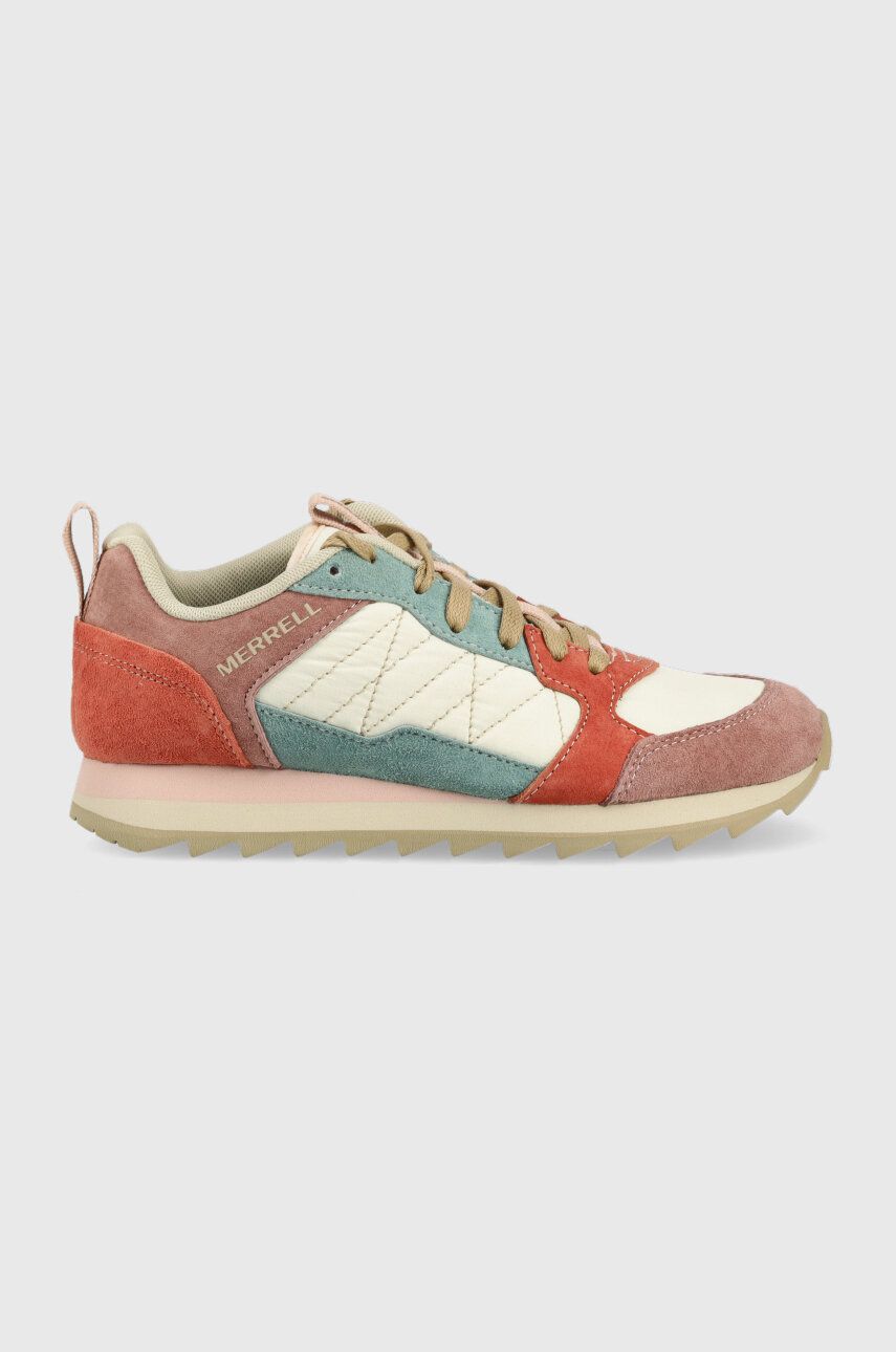 Sneakers boty Merrell Alpine růžová barva - růžová -  Svršek: Textilní materiál