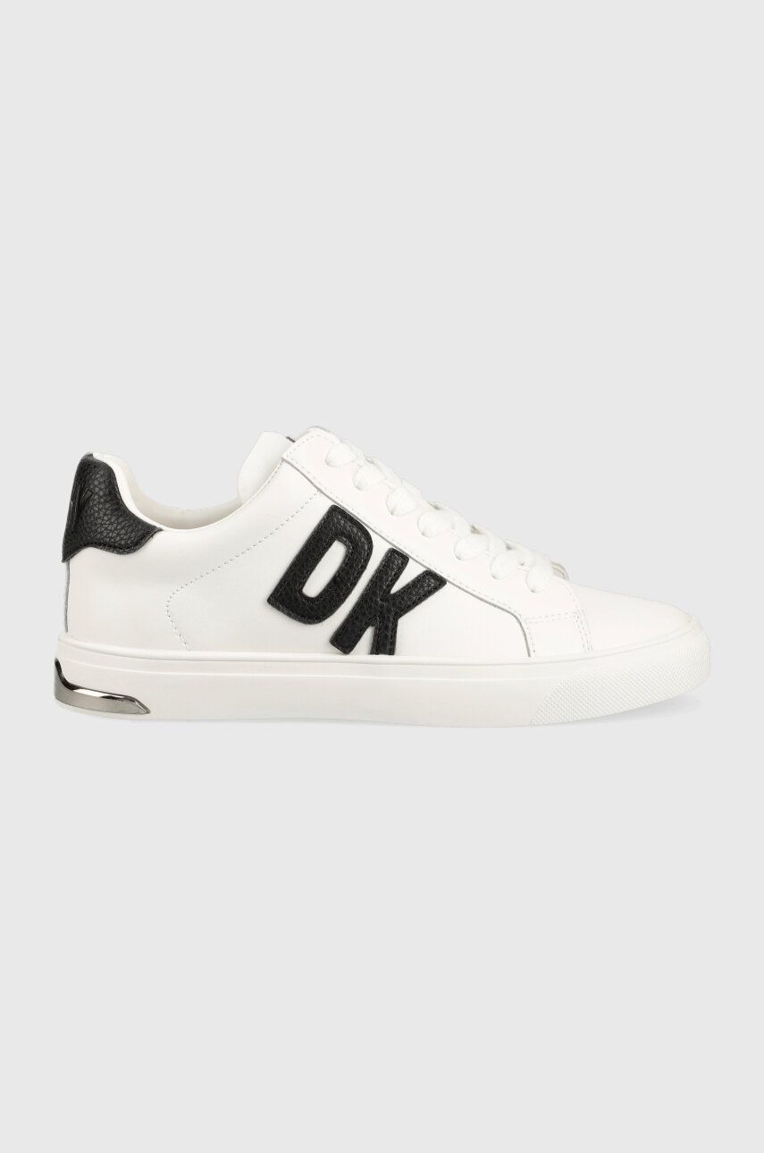 Dkny sneakers din piele ABENI culoarea alb K1497456