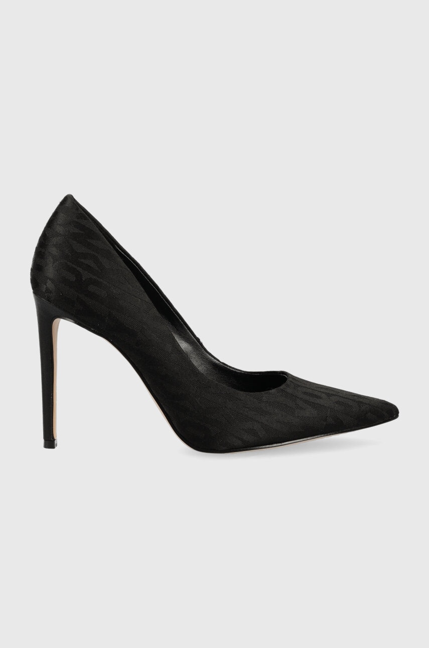 Dkny pantofi cu toc mabi culoarea negru, k1335153