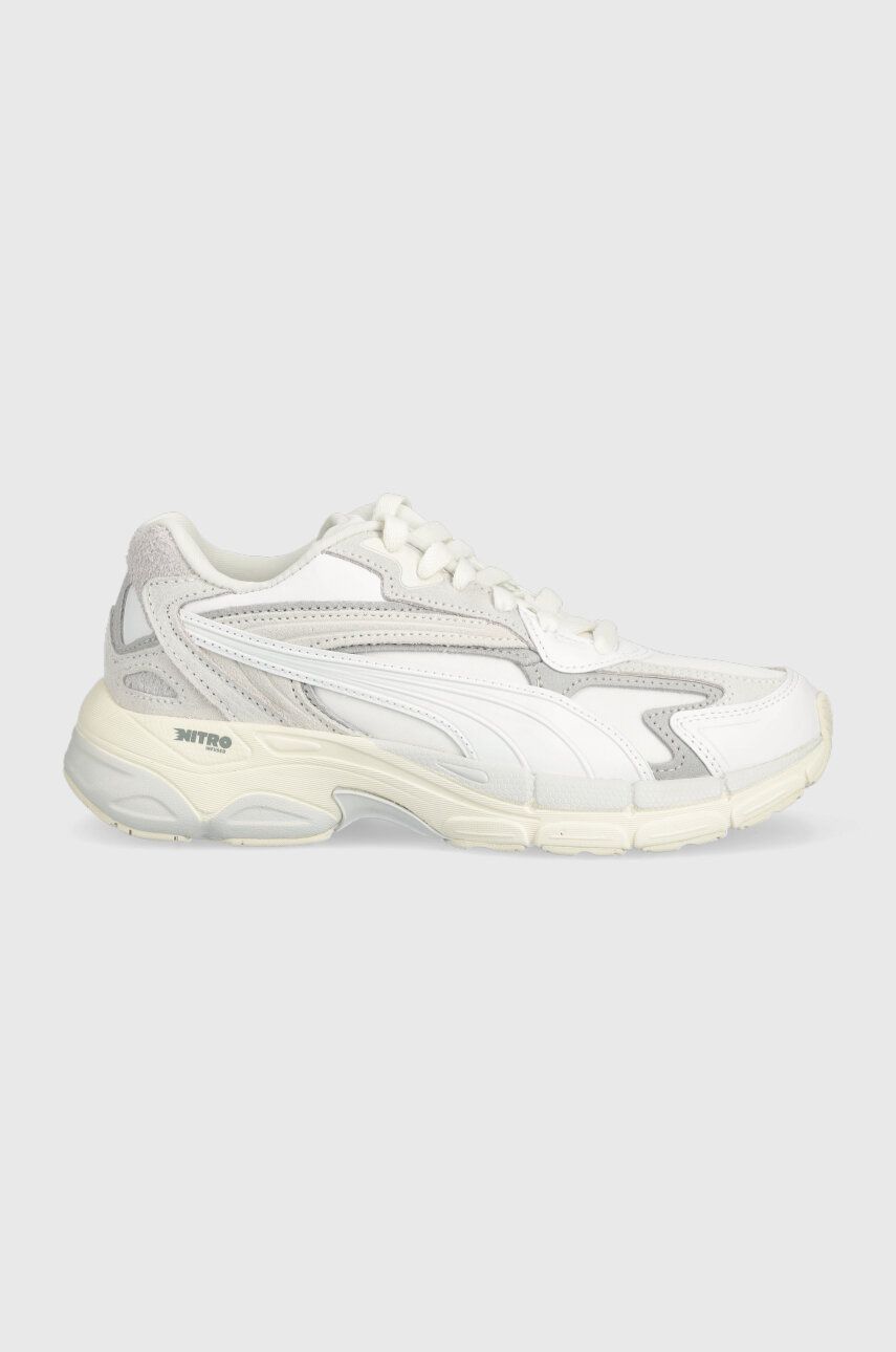 Sneakers boty Puma Teveris Nitro Thrifted Wns bílá barva, 391095-01 - bílá -  Svršek: Umělá hmo