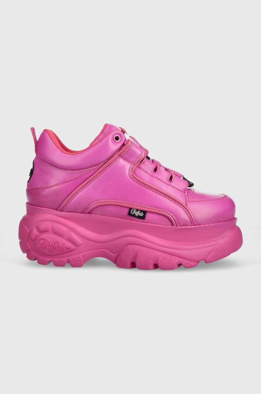 Buffalo sneakers din piele 1339-14 2.0 culoarea roz, 1533298 1339-14