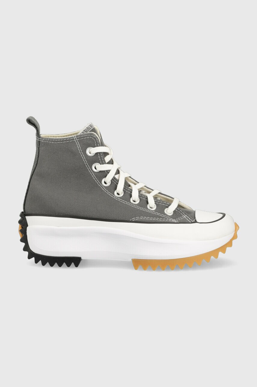 Converse tenisi run star hike femei, culoarea gri, a03703c