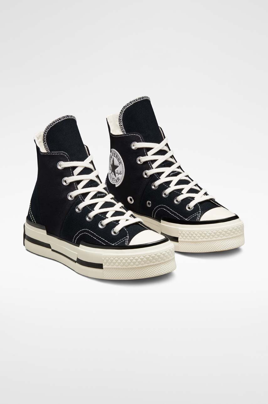 Πάνινα παπούτσια Converse Chuck 70 Plus χρώμα: μαύρο, A00916C F3A00916C φωτογραφία