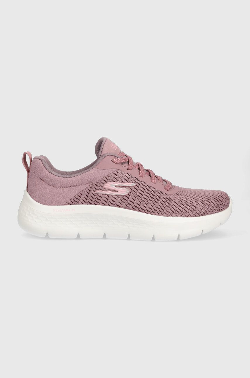 Tréninkové boty Skechers GOwalk Flex Alani růžová barva - růžová -  Svršek: Textilní materiál