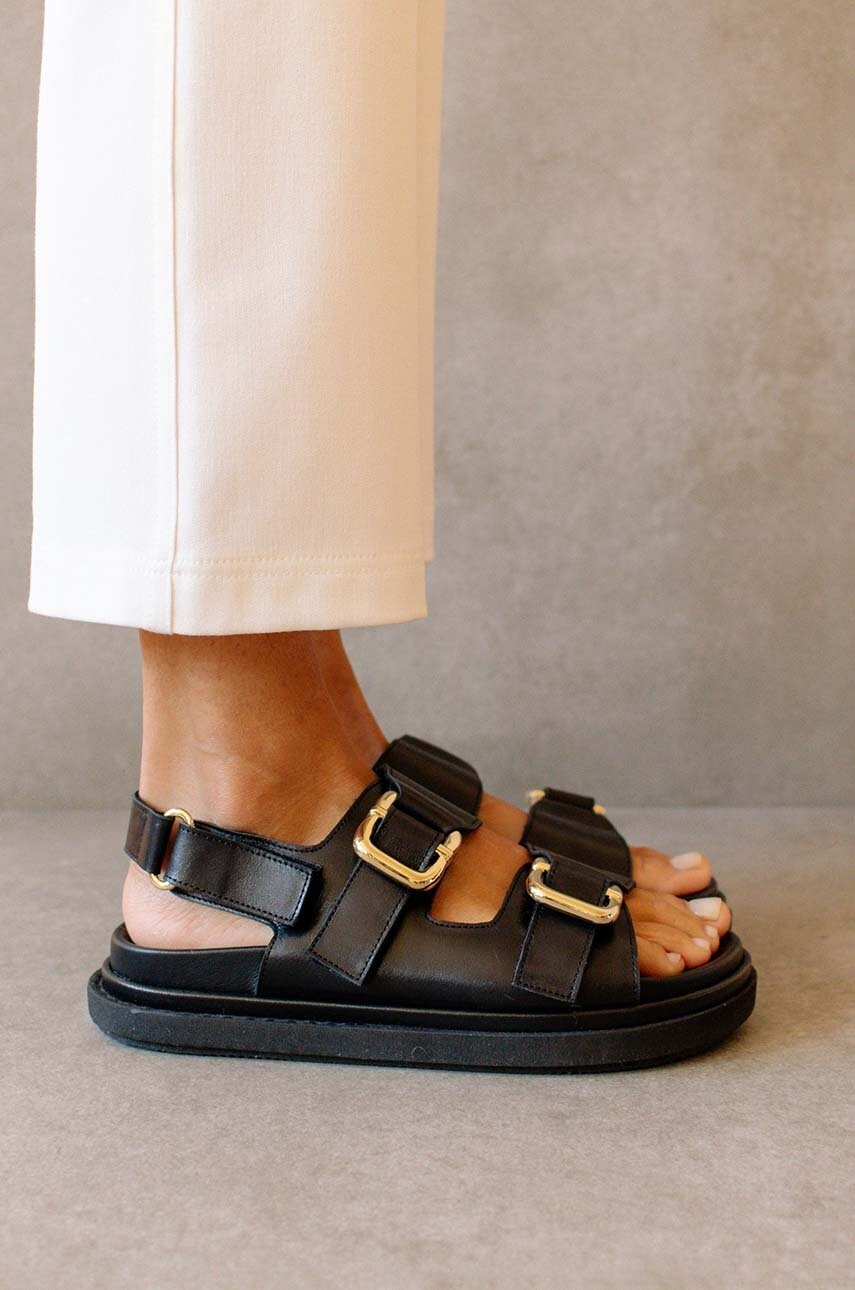 Δερμάτινα σανδάλια Alohas Harper χρώμα: μαύρο, S00275.25 φωτογραφία