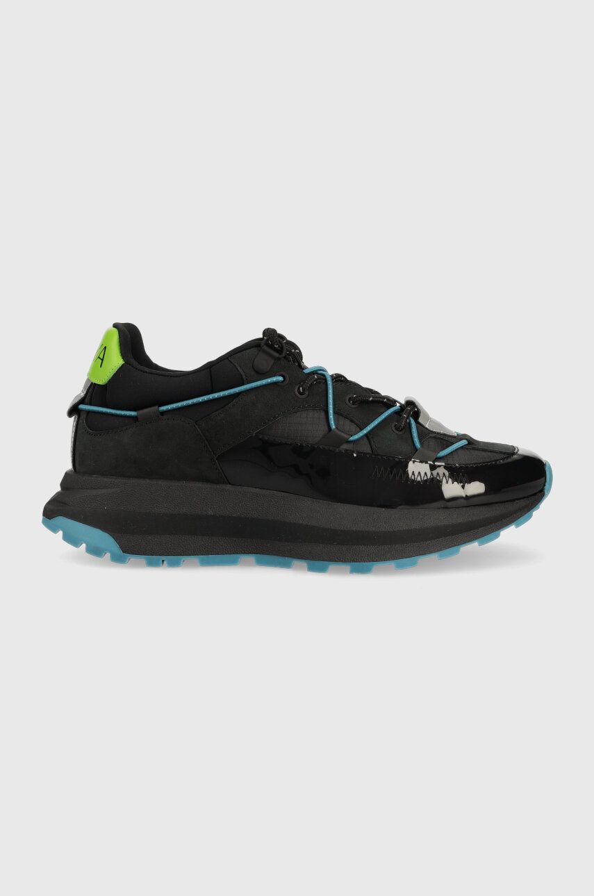 Levně Sneakers boty Stine Goya Apollo 1742 Tech Runner černá barva, SG4883