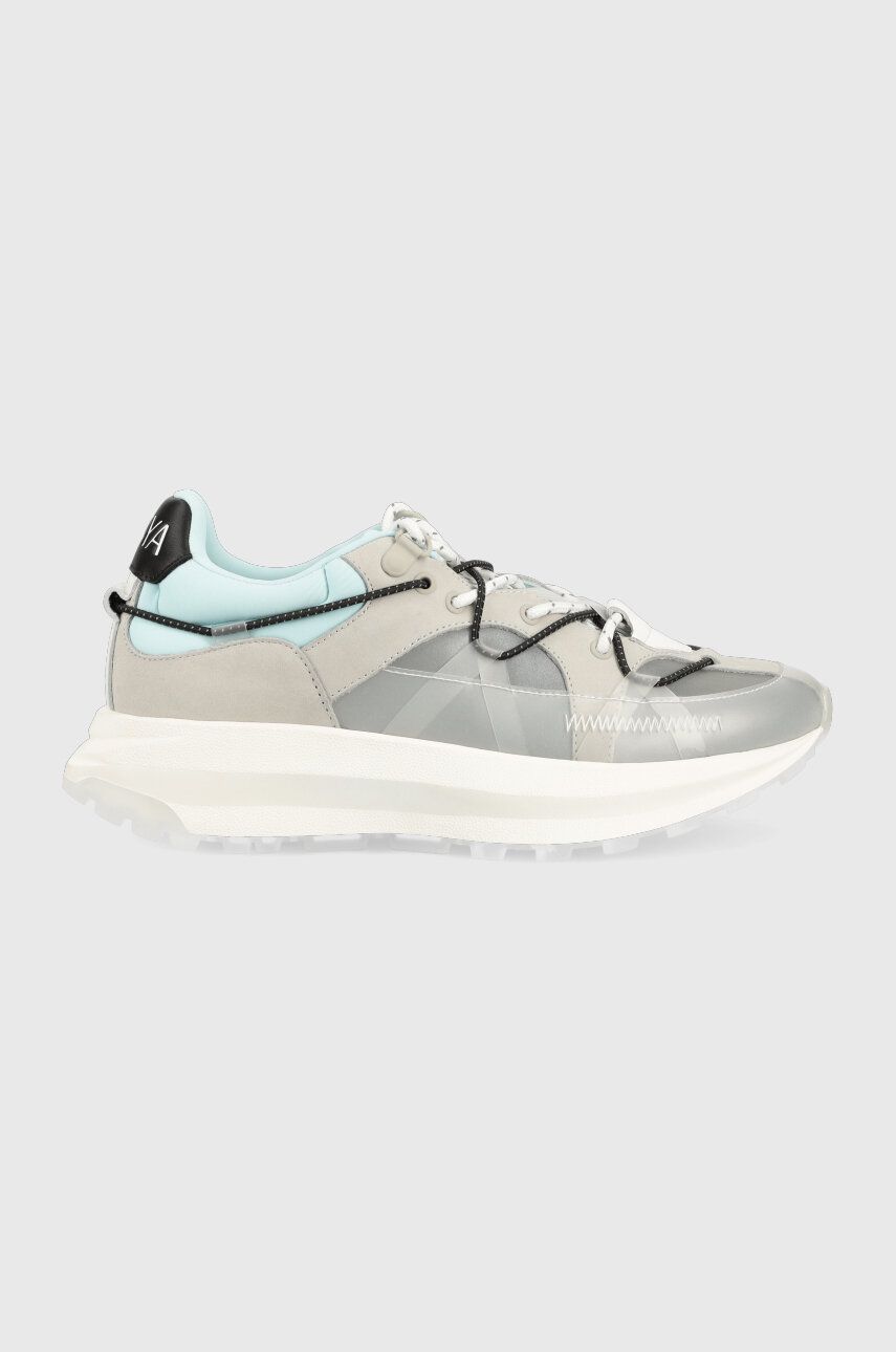 Sneakers boty Stine Goya Apollo 1742 Tech Runner šedá barva, SG4883 - šedá -  Svršek: Umělá hmo