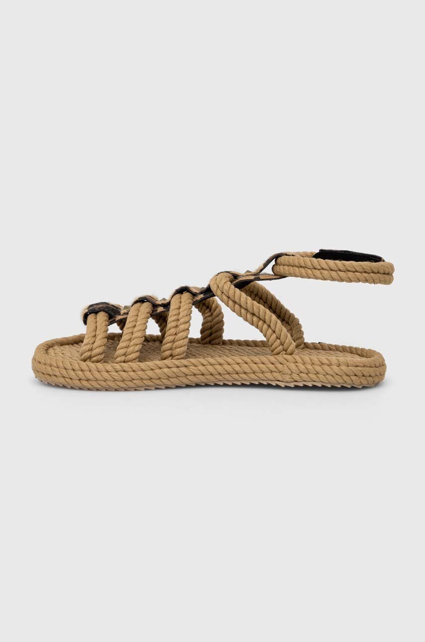 Σανδάλια Bohonomad Serengeti χρώμα: μπεζ, SRG.LEO.12WRS φωτογραφία