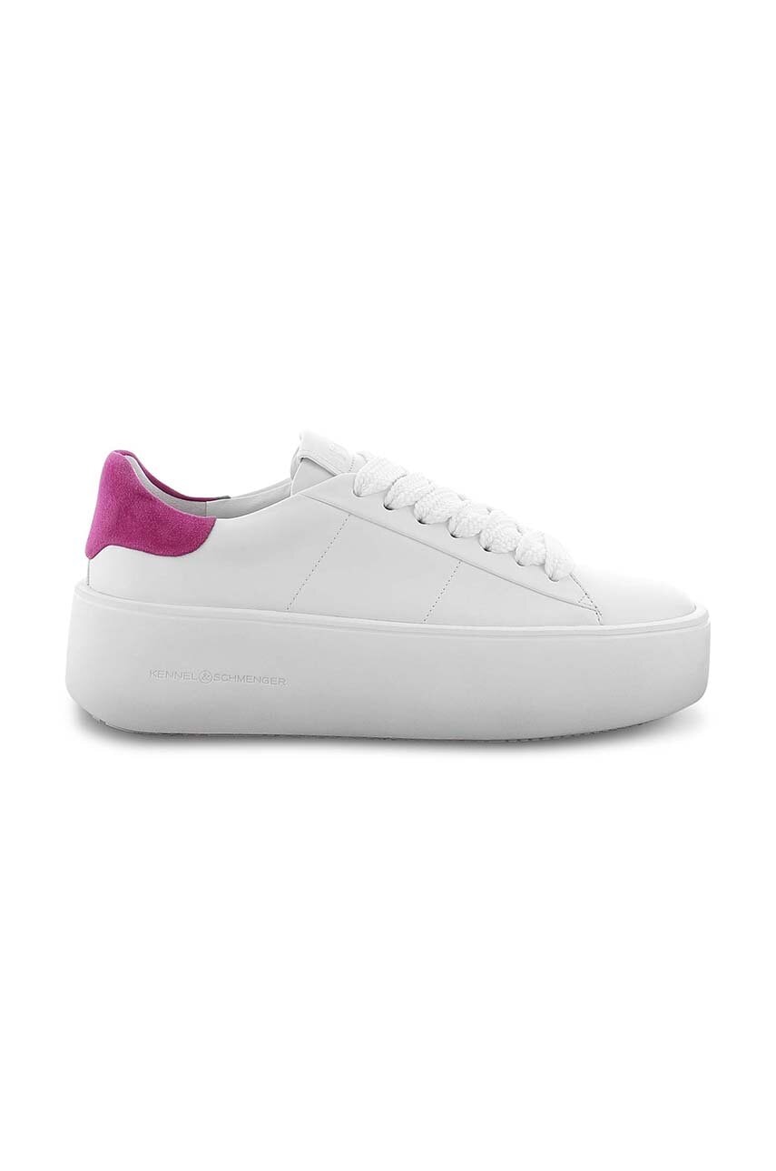 Kennel & Schmenger sneakers din piele Show culoarea alb, 91-20500