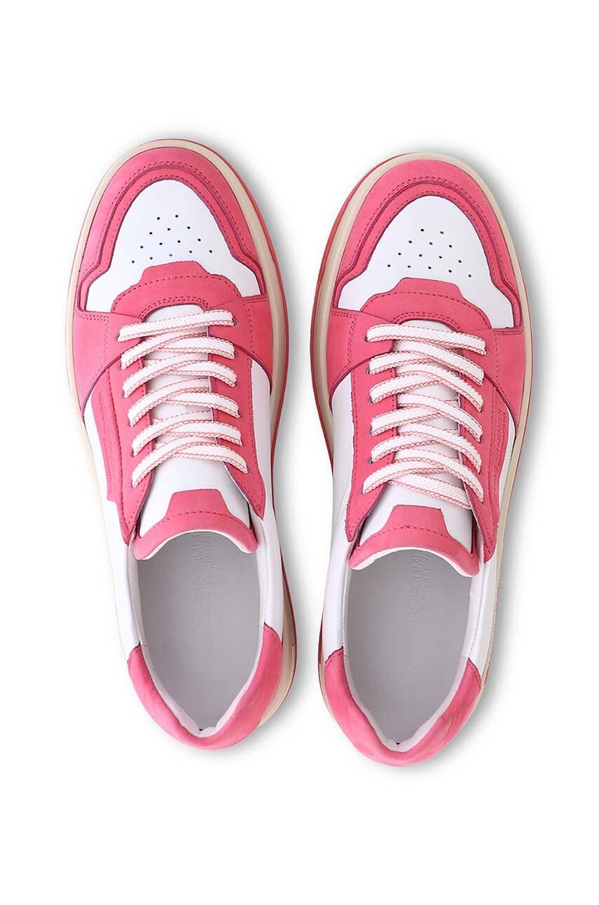 Δερμάτινα αθλητικά παπούτσια Kennel & Schmenger Drift χρώμα: ροζ, 91-15030 φωτογραφία