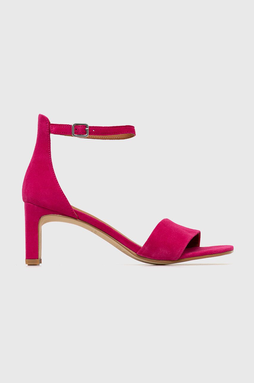 Vagabond Shoemakers sandale din piele intoarsa Luisa culoarea rosu, 5312.440.46