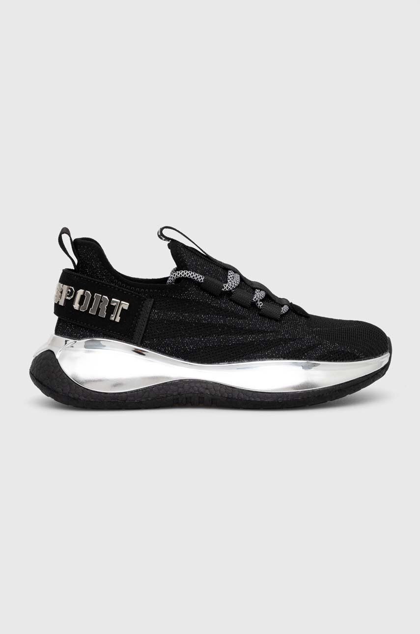 Levně Sneakers boty PLEIN SPORT The Iron Tiger Gen.X.02 černá barva, PACS USC0429 STE003N