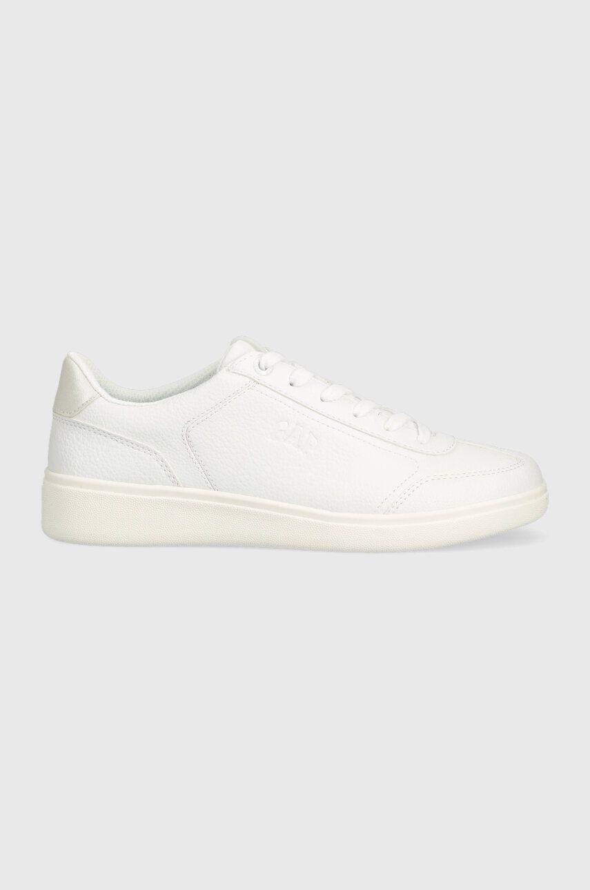 Sneakers boty GAP SEATTLE bílá barva, GAB001F5S - bílá -  Svršek: Umělá hmota Vnitřek: Tex