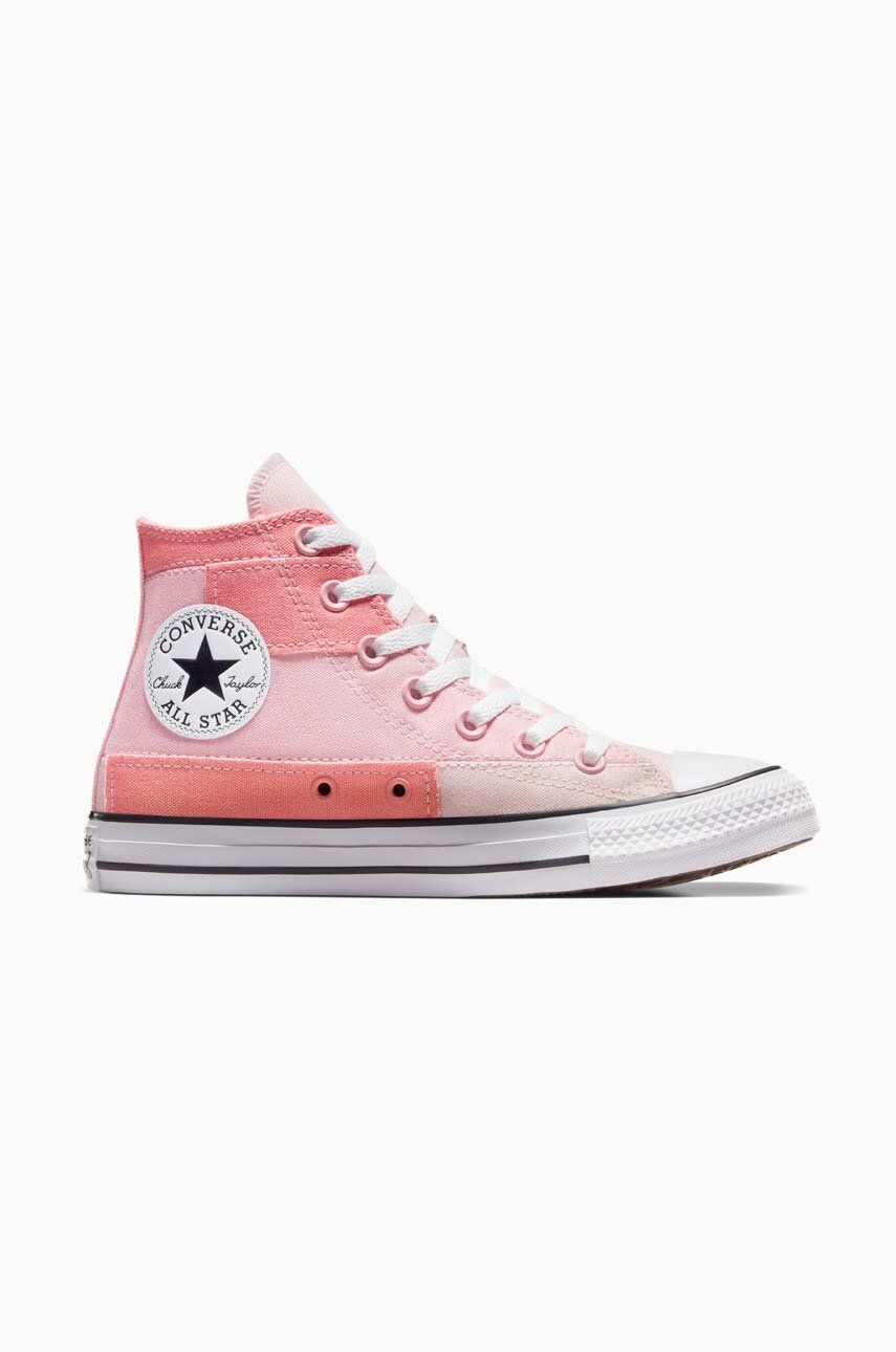 Kecky Converse Chuck Taylor All Star Patchwork dámské, růžová barva, A06024C - růžová -  Svršek