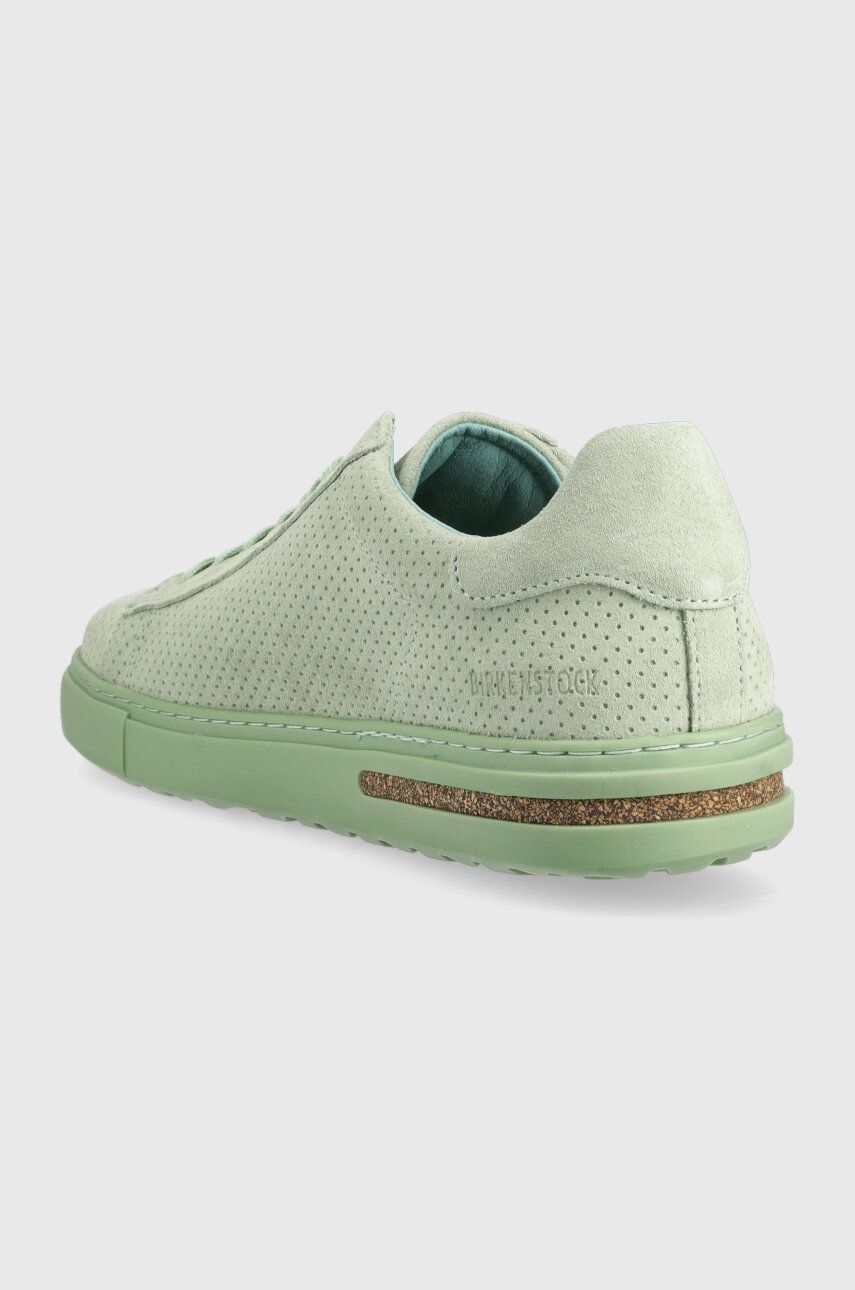 Birkenstock Sneakers Din Piele Intoarsă Bend Low Culoarea Verde, 1024659