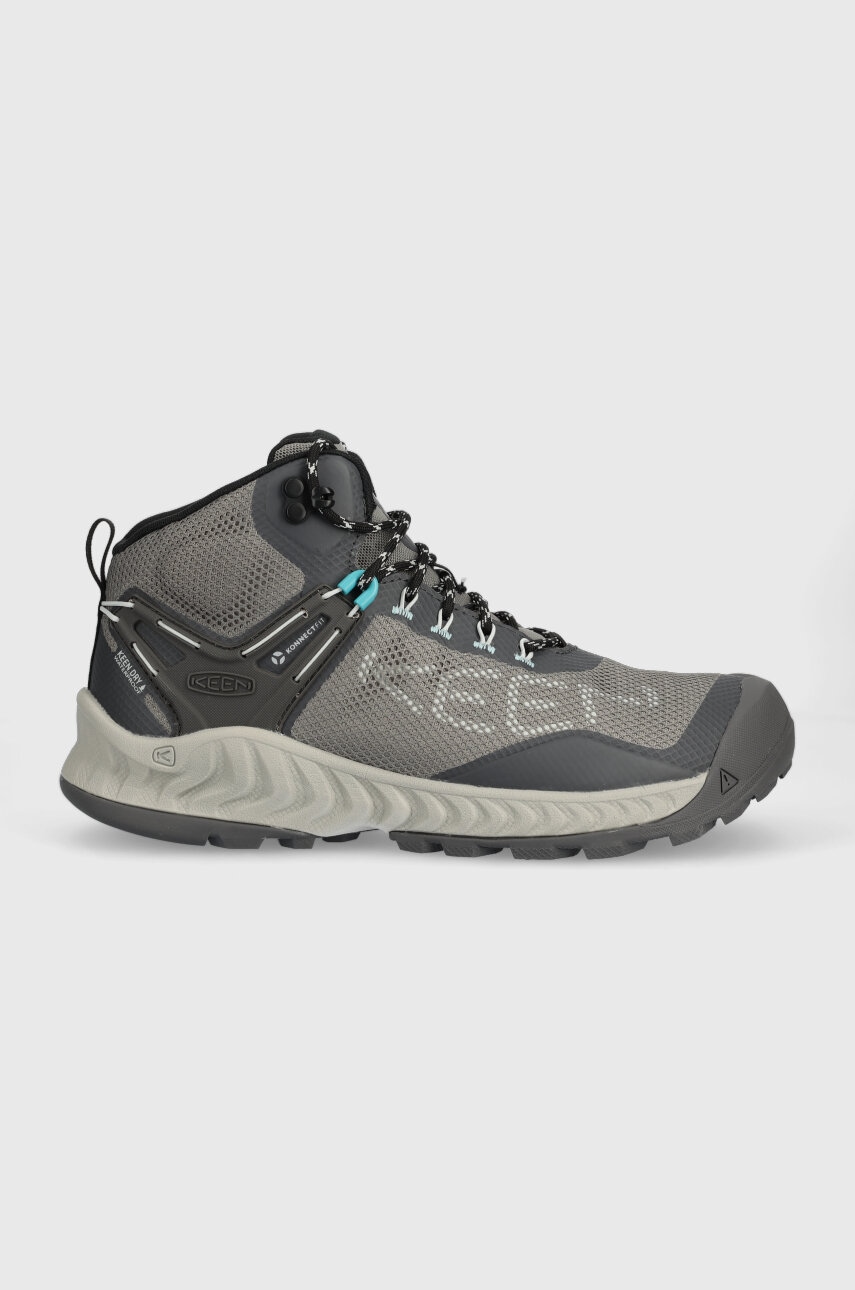 Keen Pantofi Nxis Evo Mid Femei, Culoarea Gri