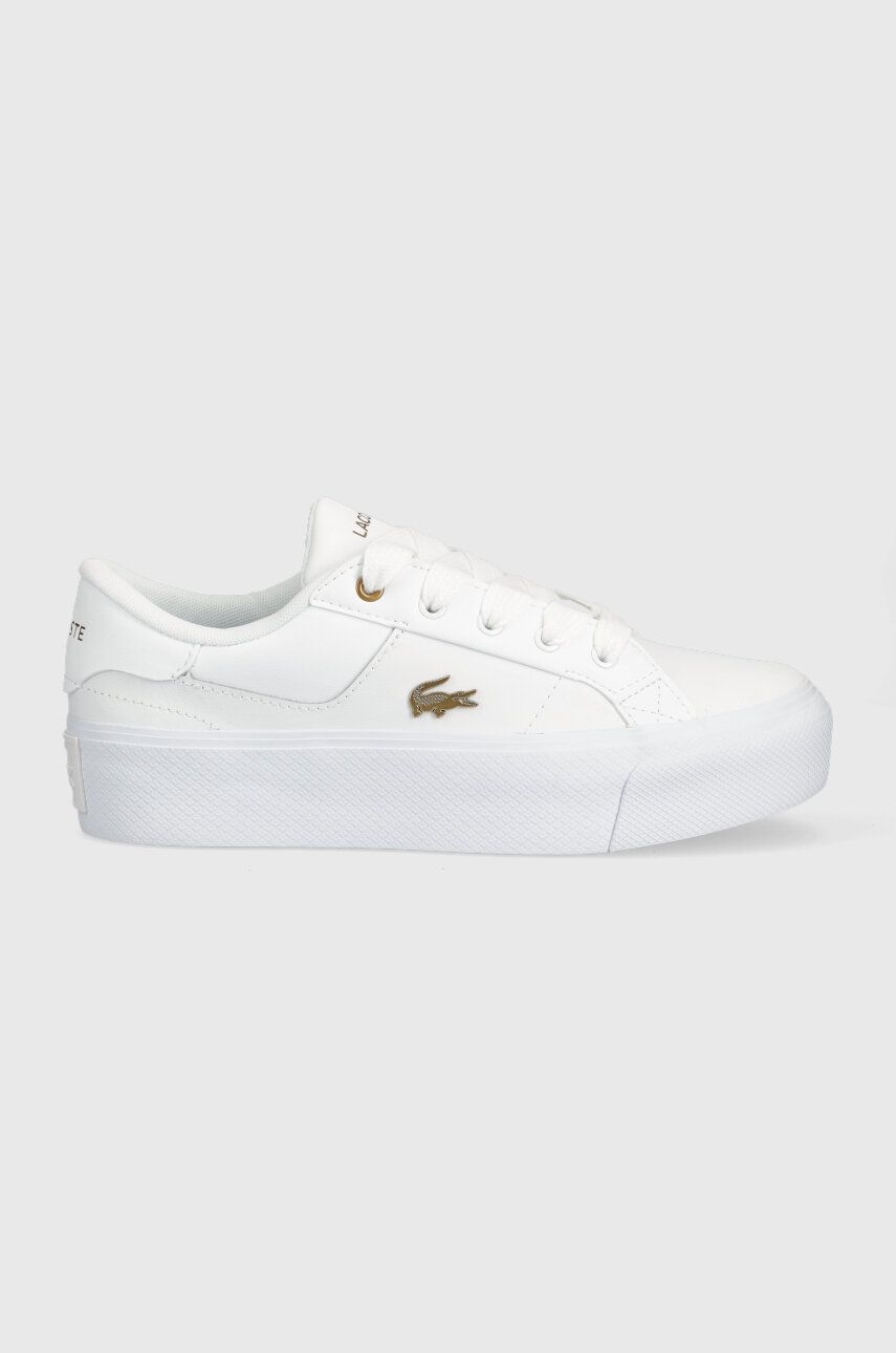 Lacoste sneakers Ziane Platform culoarea alb, 45CFA0013