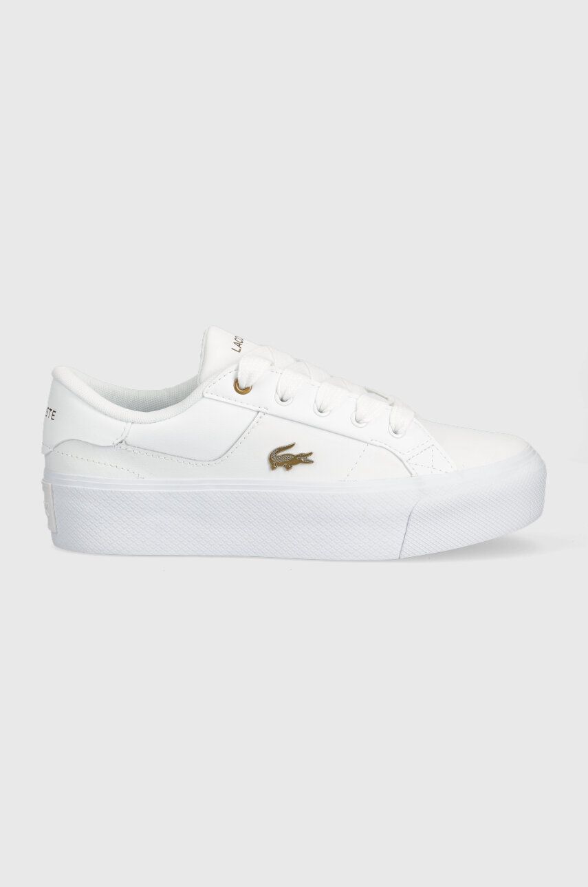 Lacoste sneakers Ziane Platform culoarea alb, 45CFA0013 45CFA0013