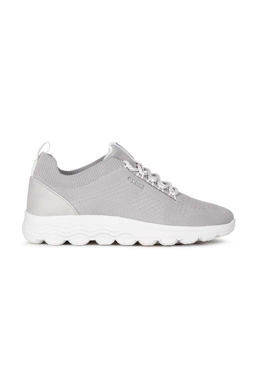 Sneakers boty Geox Spherica šedá barva, D15NUA 0006K C1010 - šedá -  Svršek: Umělá hmota
