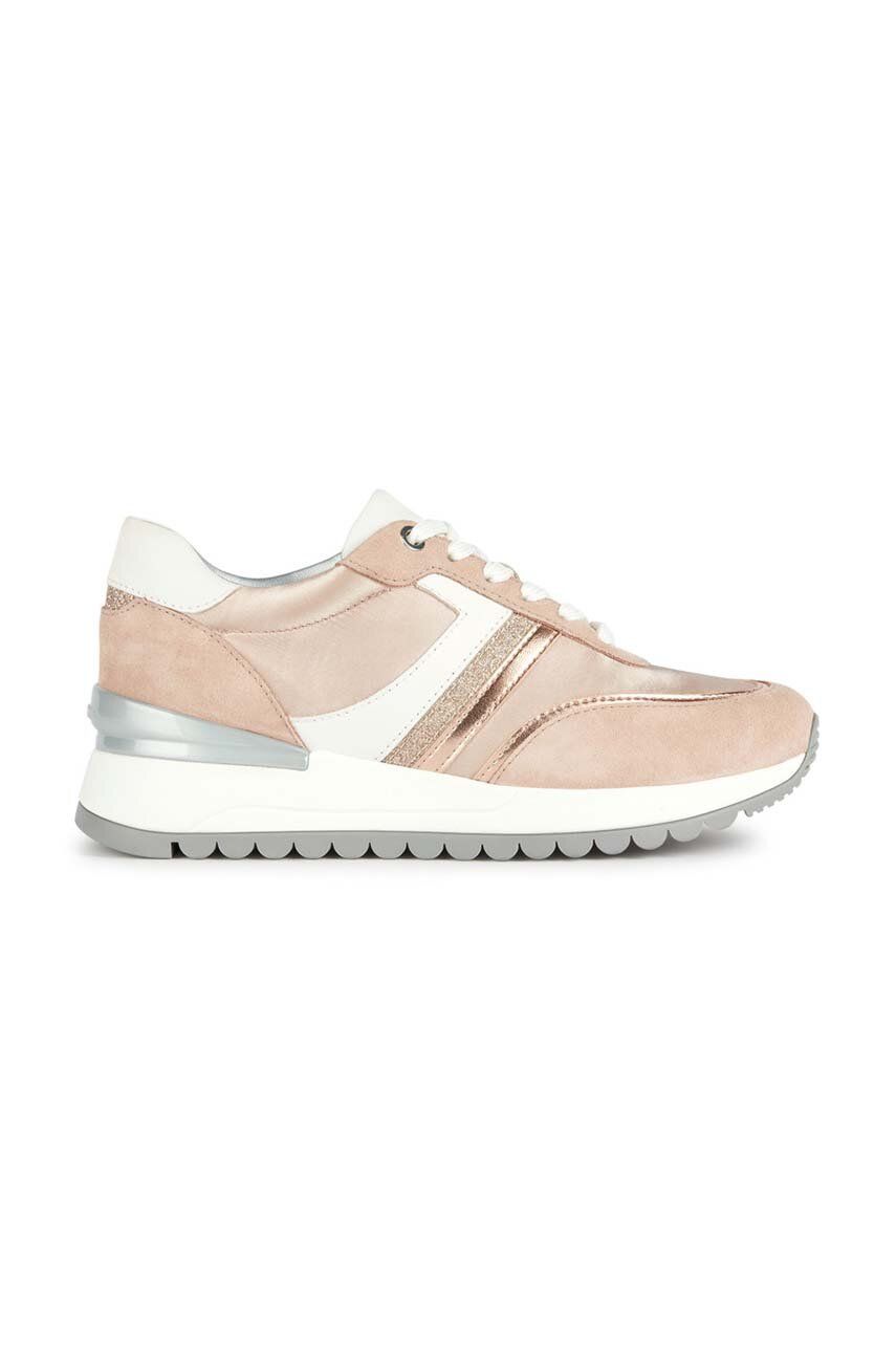 Sneakers boty Geox Desya růžová barva, D3500A 0LV22 CH88Z - růžová -  Svršek: Umělá hmota