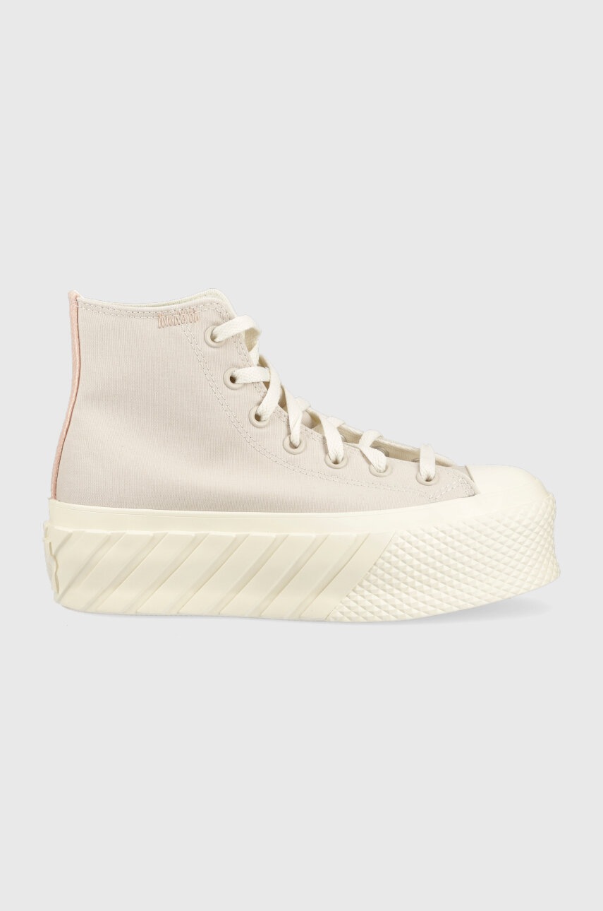 

Високи кецове Converse Chuck Taylor All Star Lift 2X в бежово 572953C, Бежов