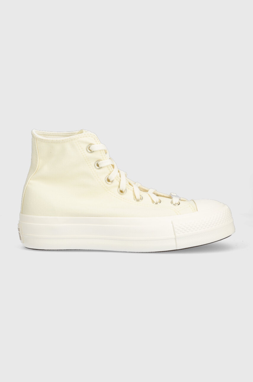 E-shop Kecky Converse Chuck Taylor All Star Lift Platform žlutá barva, A05198C