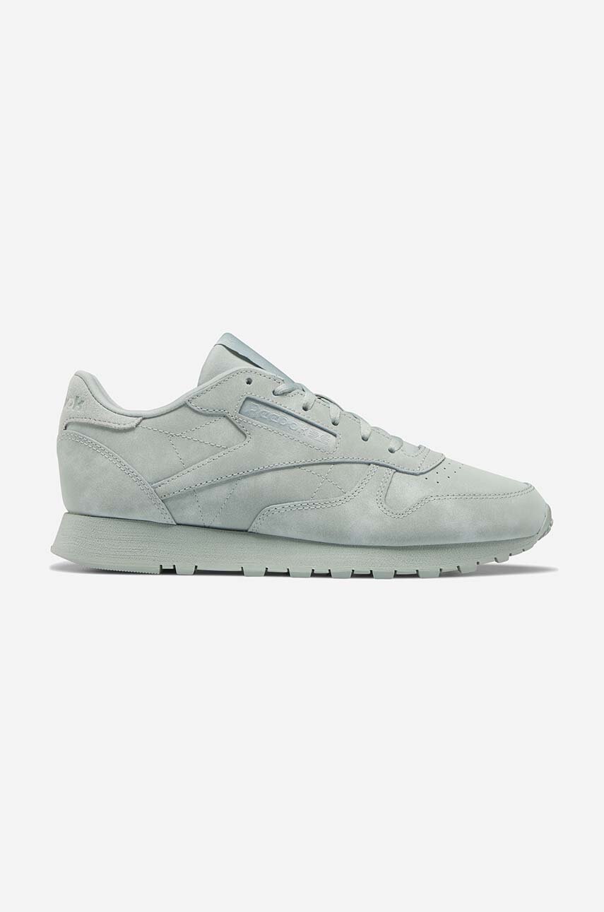 

Замшевые кроссовки Reebok Classic Classic Leather цвет зелёный GY2445-green