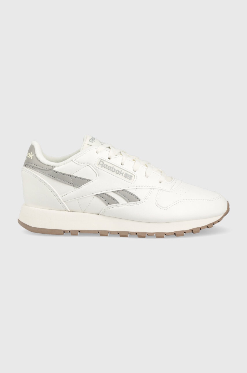 Reebok Classic Sneakers Vegan Culoarea Alb Hq7195-chalk/pugr