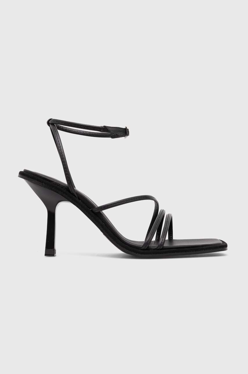 Levně Kožené sandály Gant Divone černá barva, 25561399.G00