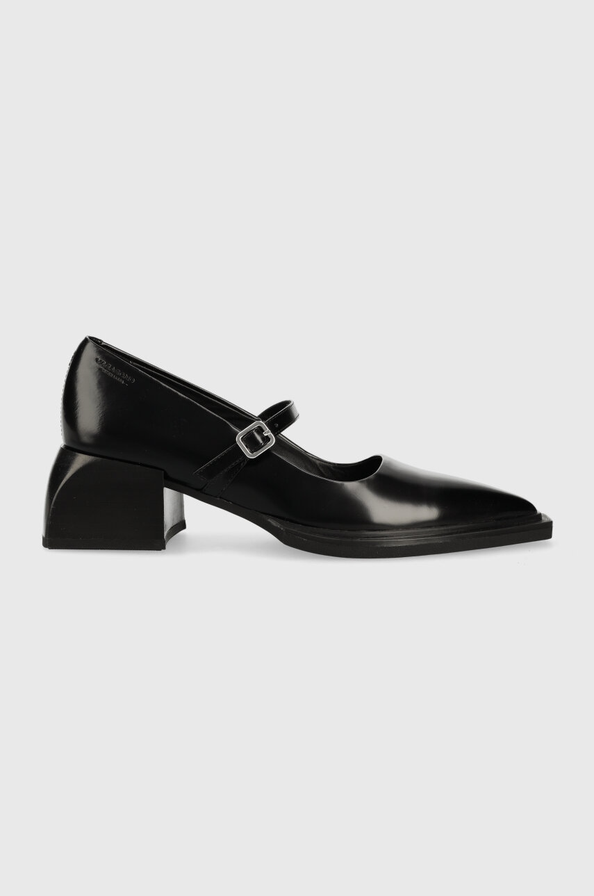 Vagabond Shoemakers pantofi de piele Vivian culoarea negru, cu toc drept, 5553.004.20