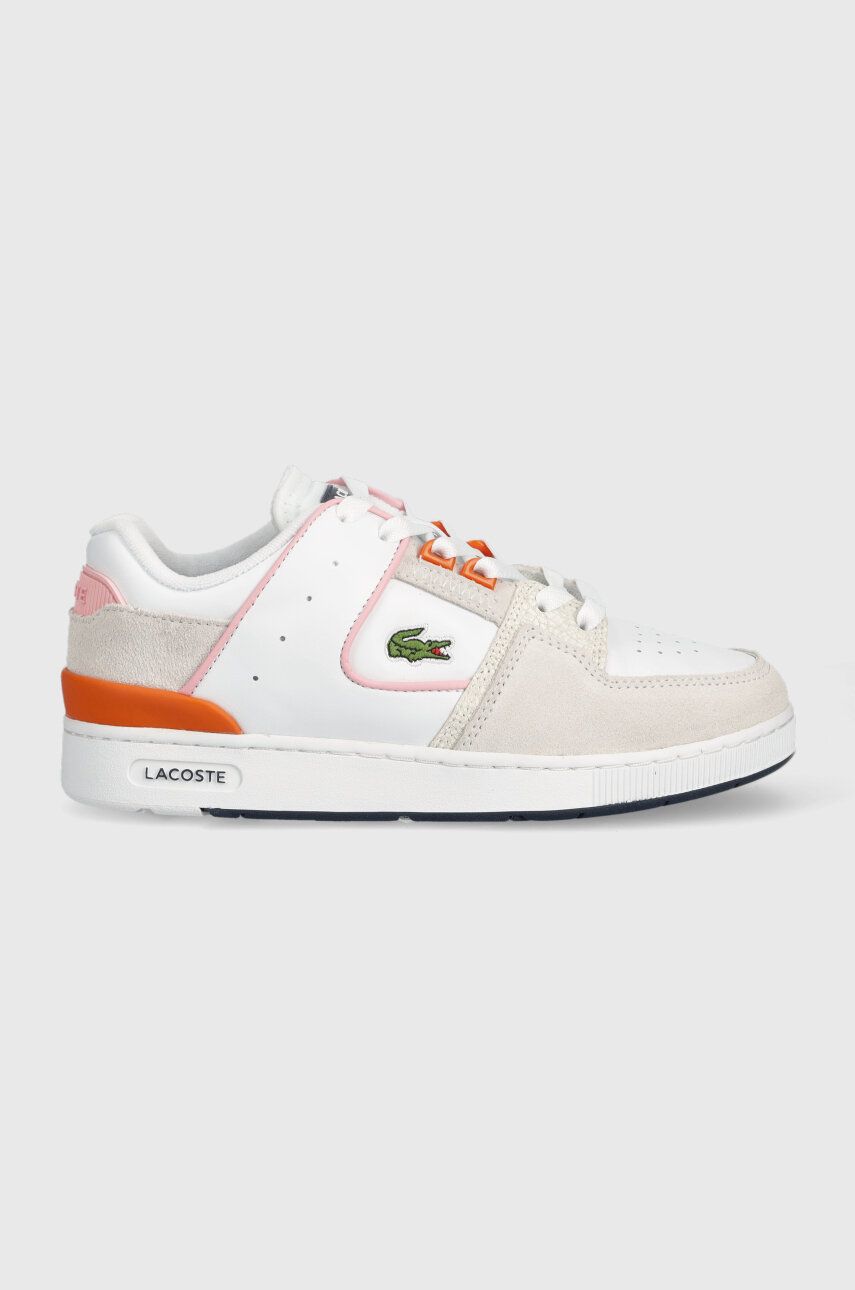 Lacoste Sneakers Court Cage Culoarea Alb, 43sfa0048