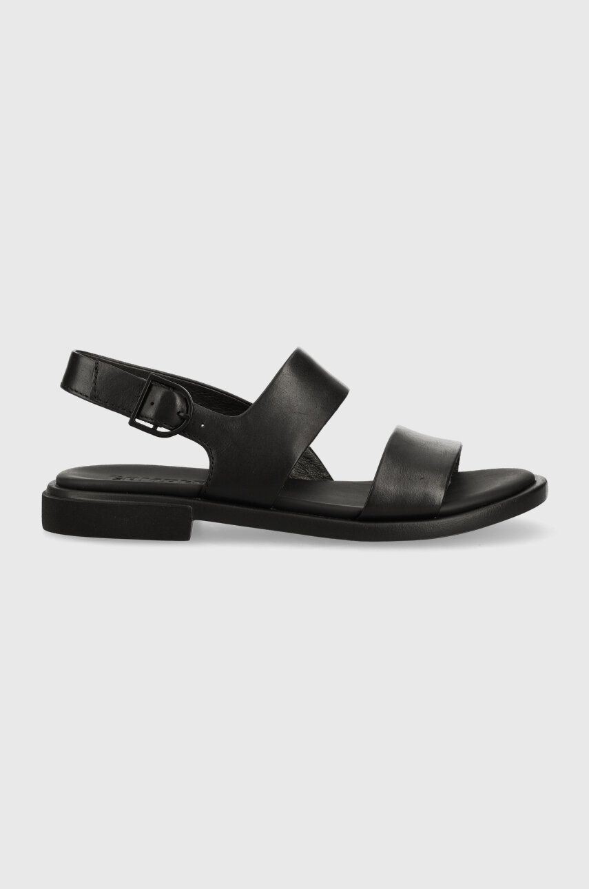 Camper sandale de piele Edy femei, culoarea negru, K200573.012