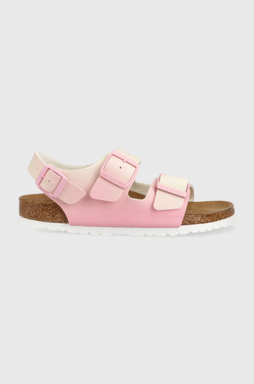 Birkenstock sandale Milano femei, culoarea roz, 1024152