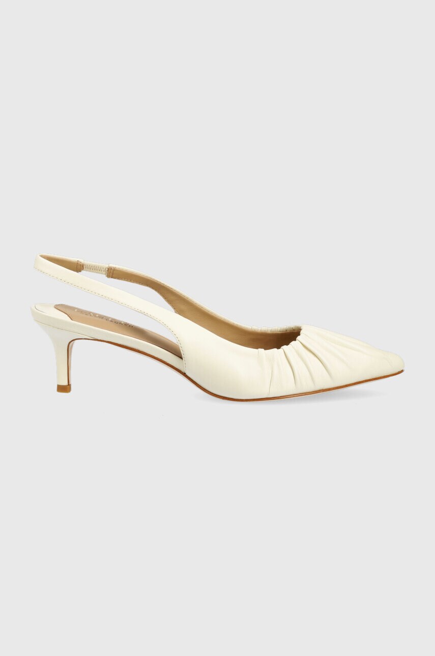 

Кожаные туфли Lauren Ralph Lauren LOLAH цвет бежевый 802896808005