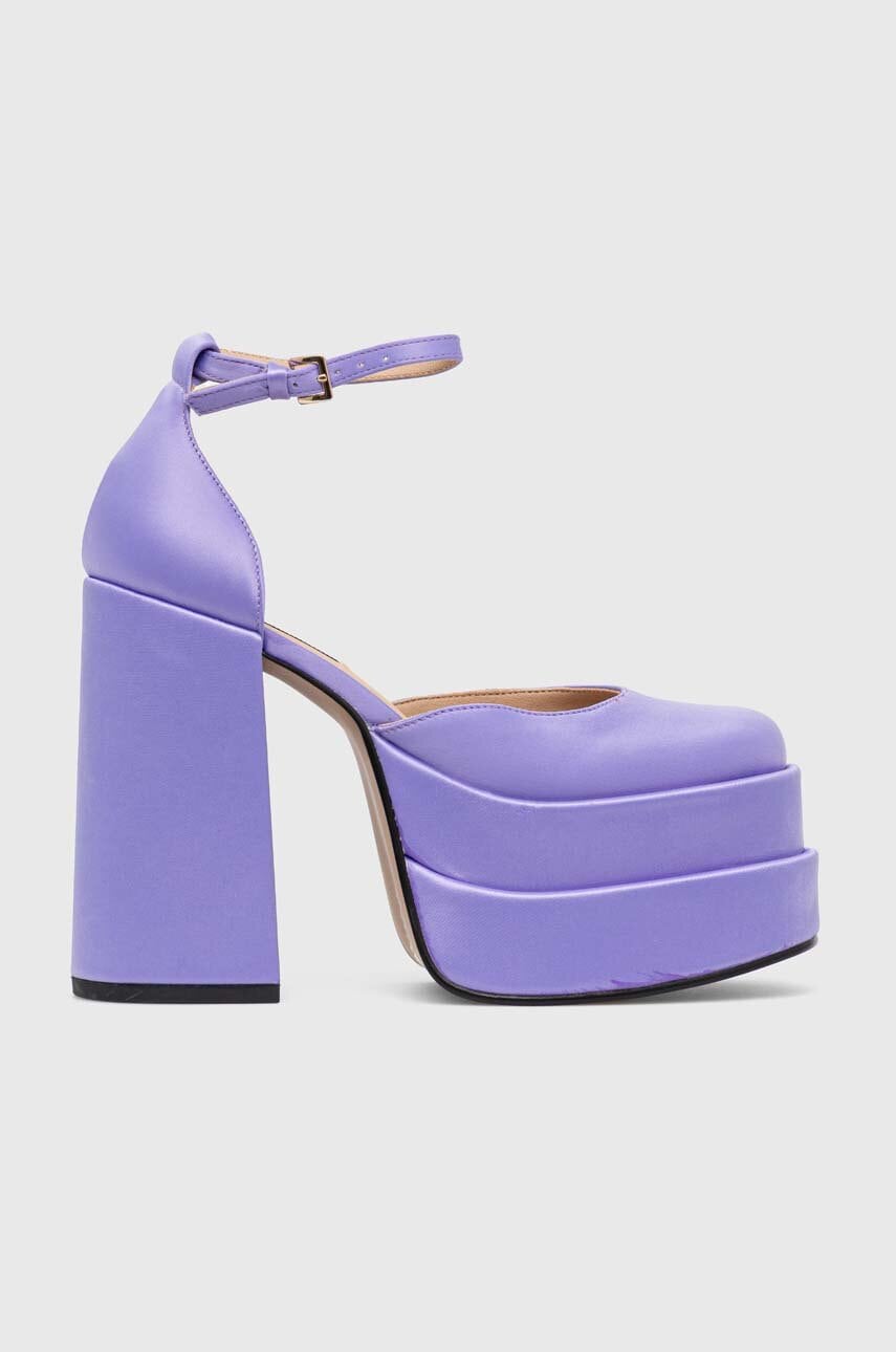 Steve Madden pumps Charlize culoarea violet, cu toc drept, SM11002138