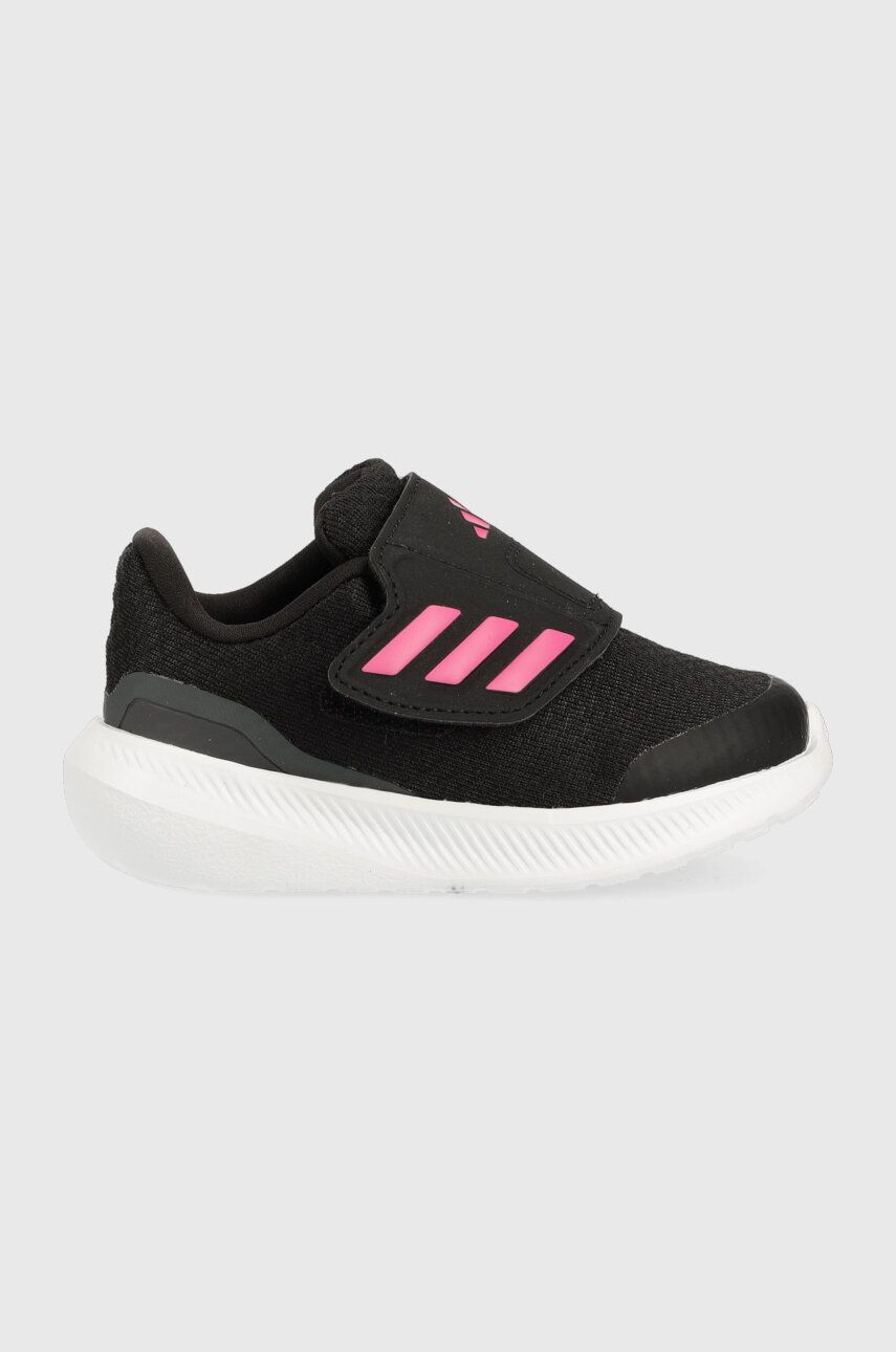 Dětské sneakers boty adidas RUNFALCON 3.0 AC I černá barva - černá -  Svršek: Umělá hmota