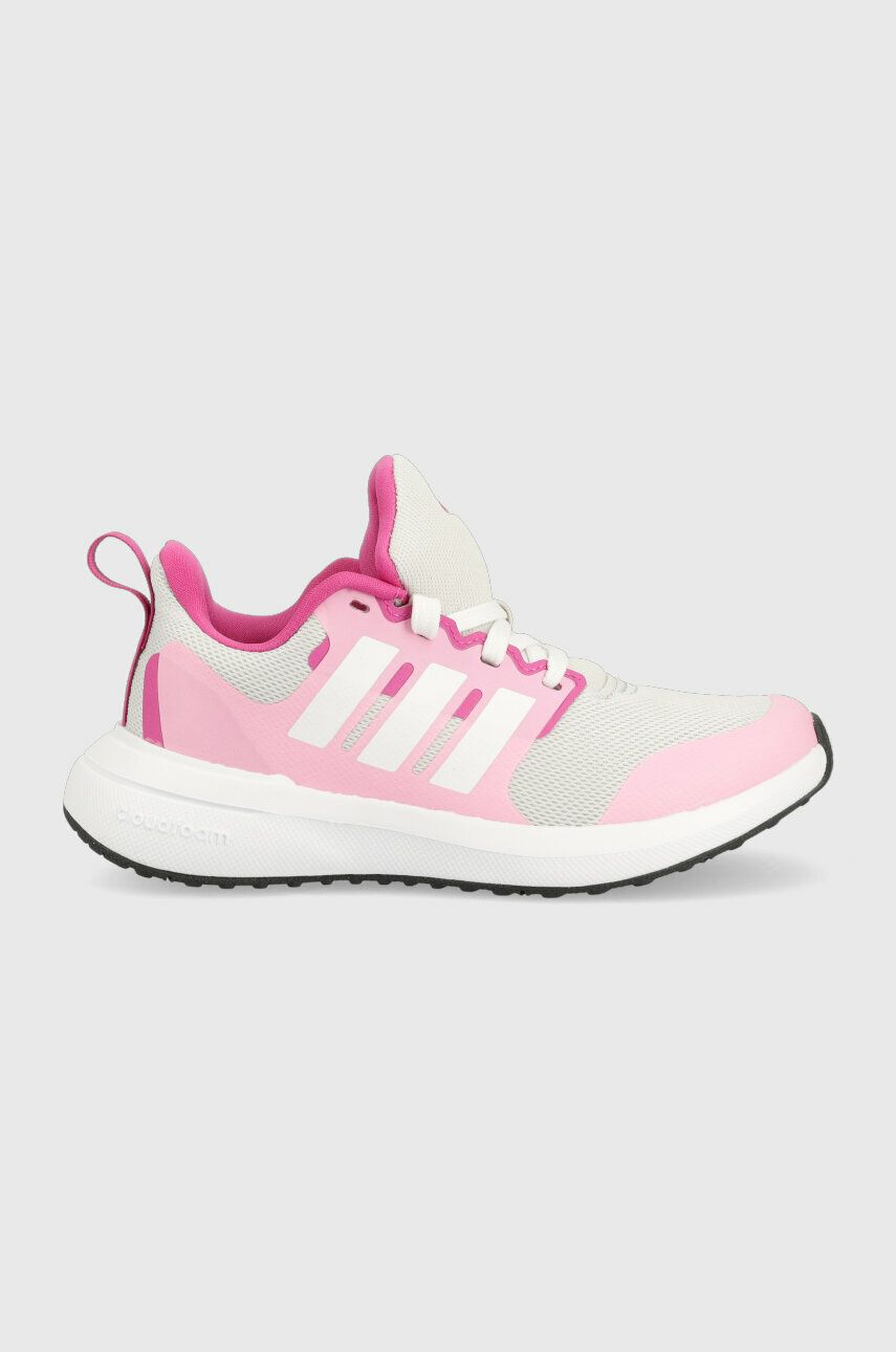 Dětské sneakers boty adidas FortaRun 2.0 K růžová barva - růžová -  Svršek: Umělá hmota