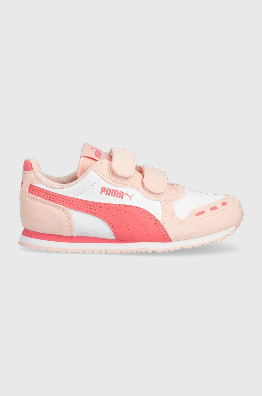 Levně Dětské sneakers boty Puma Cabana Racer SL 20 V PS růžová barva